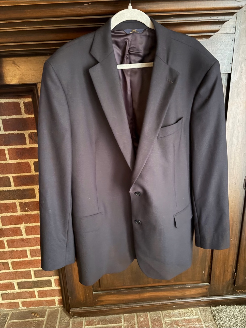 Brooks Brothers navy wool blazer size 46L
